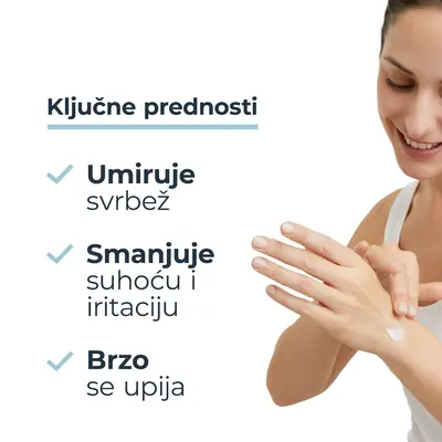 Eucerin AtopiControl intenzivna krema za ruke za suhu iritiranu kožu, 75 ml