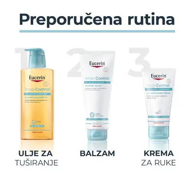 Eucerin AtopiControl intenzivna krema za ruke za suhu iritiranu kožu, 75 ml