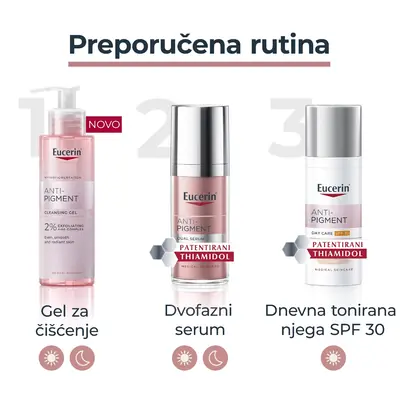 Eucerin Anti-Pigment dnevna tonirana njega SPF 30 (Svijetla  nijansa), 50 ml