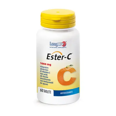 LongLife Ester-C 1000 mg, dodatak prehrani sa vitaminom C i antioksidansima. 60 tableta
