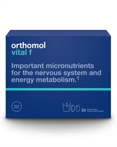 Orthomol Vital za živčani sustav i metabolizam, naranča, prah/tableta/kapsula