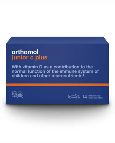 Orthomol junior C plus 14 tableta za žvakanje