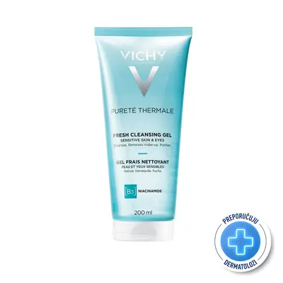 Vichy Purete Thermale svježi gel za čišćenje, 200 ml