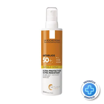 La Roche-Posay Anthelios Nevidljivi sprej SPF50+ 200 ml
