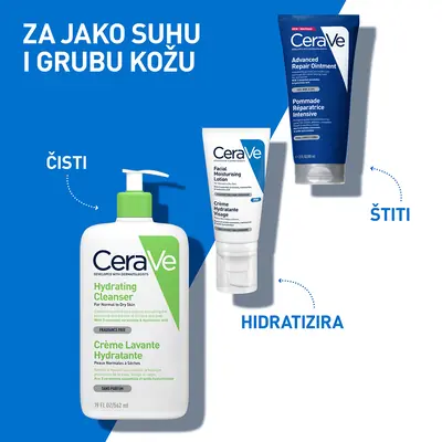CeraVe Napredna obnavljajuća mast za obnovu suhe i grube kože, 50 ml