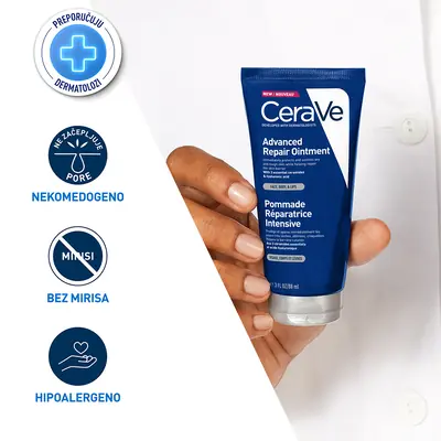 CeraVe Napredna obnavljajuća mast za obnovu suhe i grube kože, 50 ml
