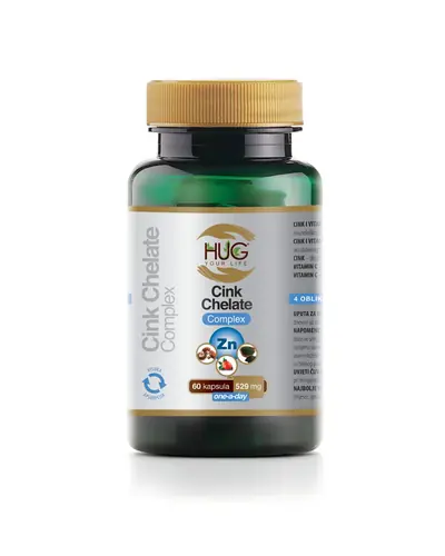 HUG Cink Chelate Complex, 60 kapsula