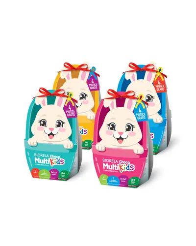 Biorela® Choco Multi Kids Zeko, kutija sa 20 + 4 prutića gratis