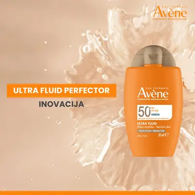 Eau Thermale Avène Vrlo visoka zaštita Ultra fluid tonirani SPF50+, 50 ml