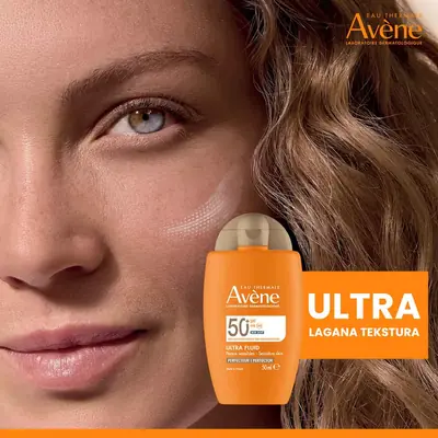 Eau Thermale Avène Vrlo visoka zaštita Ultra fluid tonirani SPF50+, 50 ml