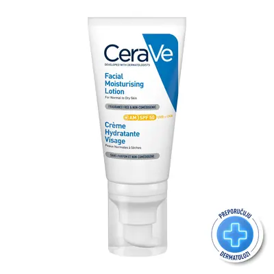 CeraVe hidratantna njega za lice SPF 50, 52 ml