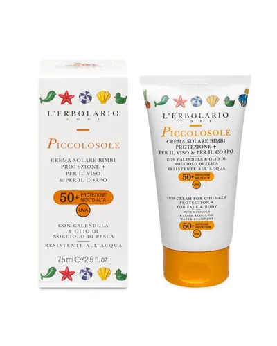 L’Erbolario Sun dječja krema za lice i tijelo SPF 50 75 ml