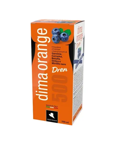 Vitapharm Dima orange dren, okus borovnica