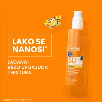 Avène Sun Vrlo visoka zaštita DJEČJI SPREJ SPF 50+, 200 ml