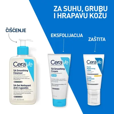 CeraVe gel za čišćenje suhe i grube kože sa salicilnom kiselinom od 236 ml sa pumpicom