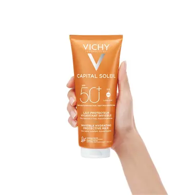 Vichy Capital Soleil mlijeko za tijelo SPF 50+ obiteljsko pakiranje 300 ml