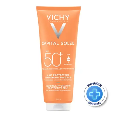 Vichy Capital Soleil mlijeko za tijelo SPF 50+ obiteljsko pakiranje 300 ml