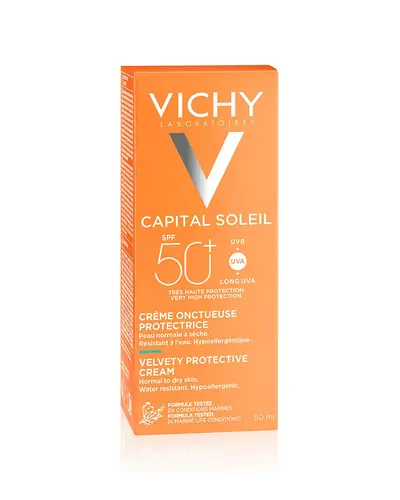 Vichy Capital Soleil Baršunasta krema SPF 50+ 50 ml