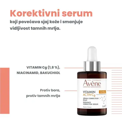 Eau Thermale Avène Vitamin Activ Cg Korektivni serum za blistavost kože 30 ml