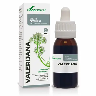 Soria Natural Valerijana ekstrakt 50 ml kapi