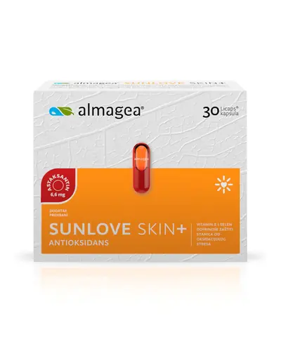 Almagea Sunlove skin+ antioksidans 30 kapsula