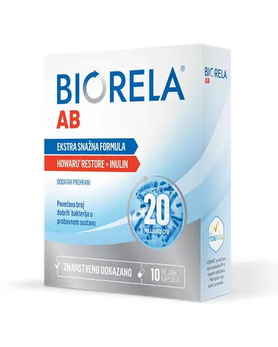 Biorela AB kapsule , dodatak prehrani za probavni sustav, 10 kapsula