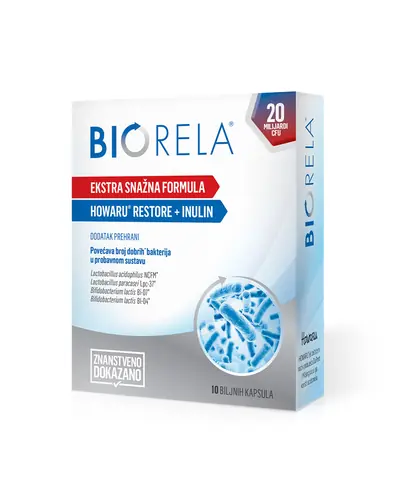 Biorela AB kapsule , dodatak prehrani za probavni sustav, 10 kapsula