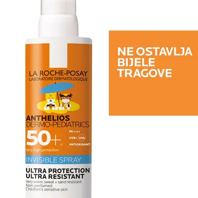 La Roche-Posay Anthelios Dermo-pedijatrijski Nevidljivi sprej SPF50+ 200 ml