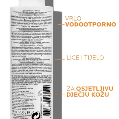 La Roche-Posay Anthelios Dermo-pedijatrijski Nevidljivi sprej SPF50+ 200 ml