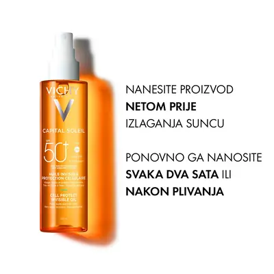 Vichy Capital Soleil Cell protect oil SPF50+ 200ml