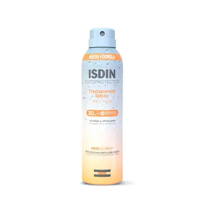 ISDIN Fotoprotector Wet Skin SPF 30 Prozirni sprej za tijelo 250 ml