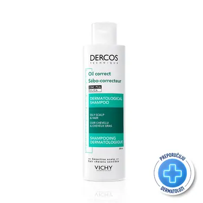 Vichy Dercos šampon za regulaciju sebuma, za masnu kosu 200 ml