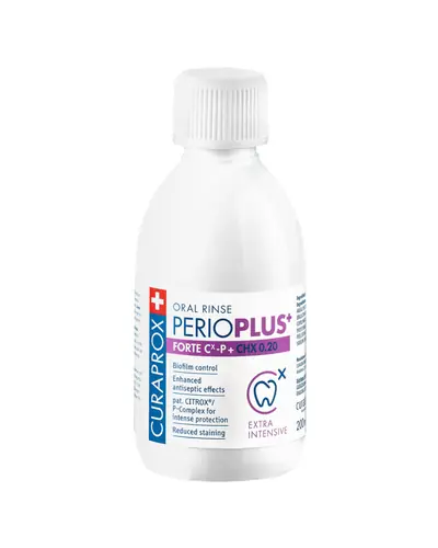 Curaprox Perio Plus+ Forte, vodica za ispiranje usta, 200 ml