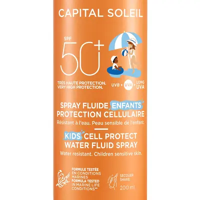 Vichy Capital Soleil Vodeni fluid za djecu u spreju 50+ 200 ml