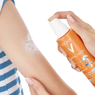 Vichy Capital Soleil Vodeni fluid za djecu u spreju 50+ 200 ml