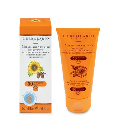 L’Erbolario Sun krema za zaštitu kože lica SPF 50 50ml