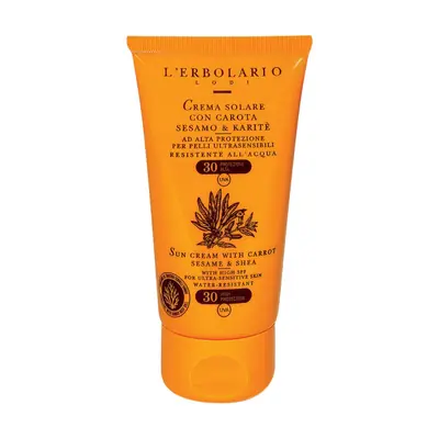 L’Erbolario Sun krema za zaštitu osjetljive kože od sunca SPF30, 75 ml