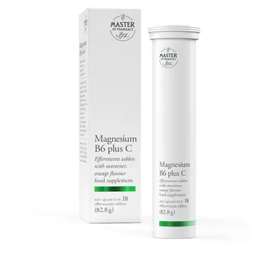 Master of Pharmacy Magnezij B6 plus C, 18 šumećih tableta