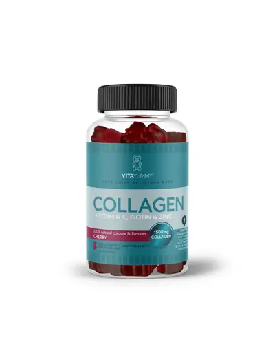 VitaYummy Collagen + Vitamin C, Biotin i Cink, 60 gumenih bombona