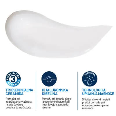 CeraVe hidratantna gel krema za masnu kožu 52 ml