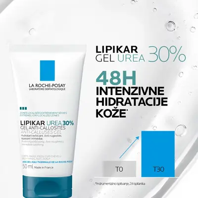 La Roche-Posay Lipikar Gel Urea 30%, 50 ml