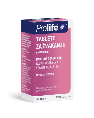 Prolife tablete za žvakanje, 24 tablete
