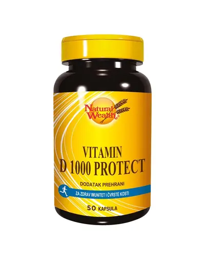 Natural Wealth Vitamin D 1000 Protect 50 kapsula