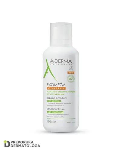 A-Derma Exomega Control emolijentni balzam protiv grebanja, 400 ml