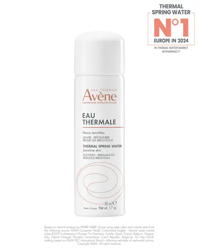 Avène termalna izvorska voda za osjetljivu kožu, 50 ml