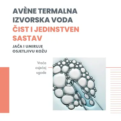 Avène termalna izvorska voda