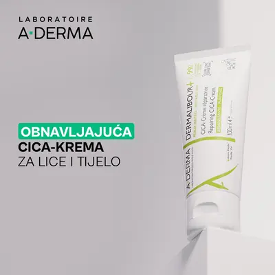 A-Derma Dermalibour+ obnavljajuća CICA-krema, 100 ml