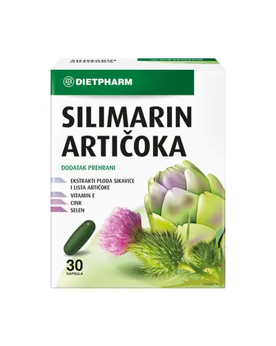 Dietpharm Silimarin artičoka, 30 kapsula