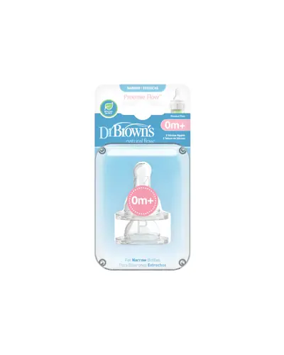 Dr.Brown's Options+ Silikonski nastavak za bočicu usko grlo, 2 sisača