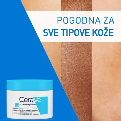 CeraVe SA krema za zaglađivanje suhe i grube kože od 340g